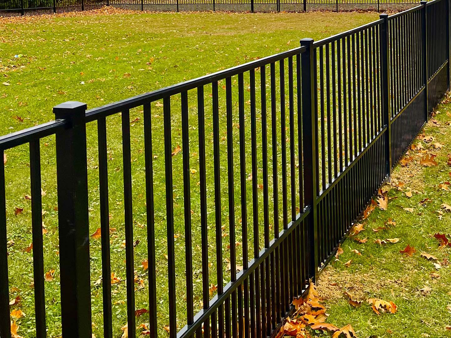 Photo of an aluminum fence in Valparaiso, IN