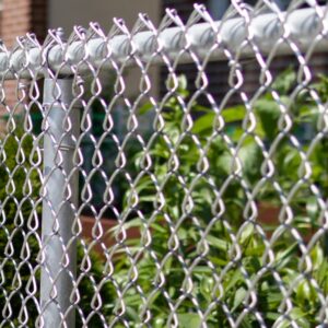 Photo of a galvanized chain link fence in Valparaiso, Indiana